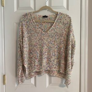 Multicolored knit sweater
